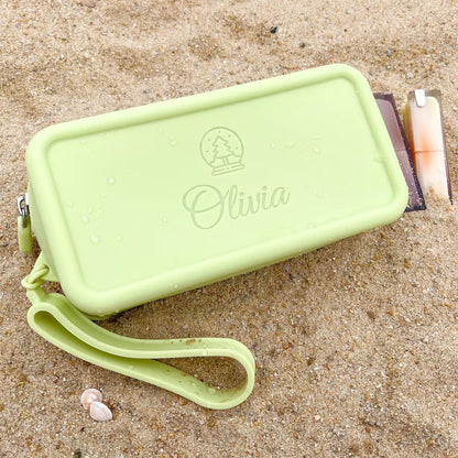 Custom Waterproof Silicone Storage Bag | Travel & Beach Organizer