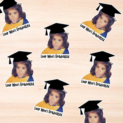 Personalized Graduation Stickers – Custom Face Party Favors