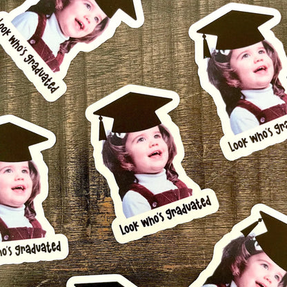 Personalized Graduation Stickers – Custom Face Party Favors