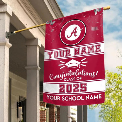 Custom Graduation Flag – Personalized College Grad Yard Sign