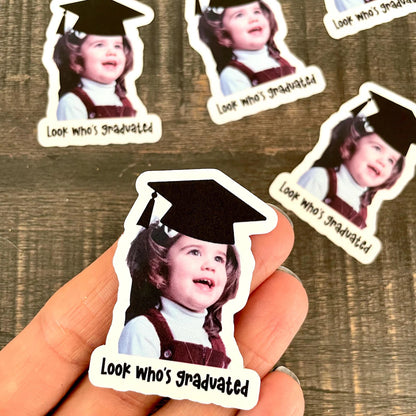 Personalized Graduation Stickers – Custom Face Party Favors