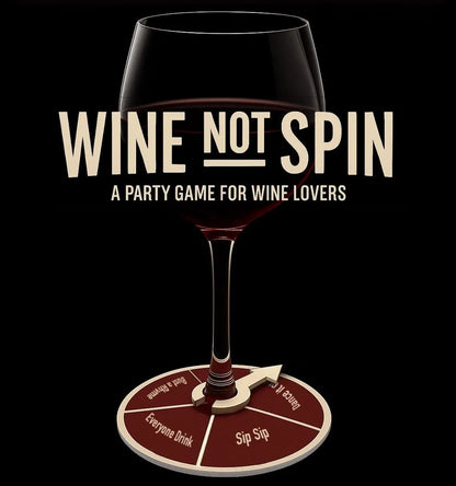 Wine Not Spin – Wine Glass Spinner Game Set (6-Pack)