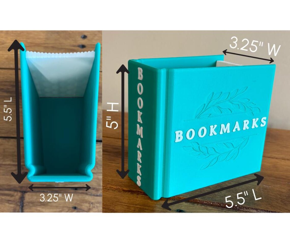 3D-Printed Bookmark Display Shelf – Unique Holder for Book Lovers