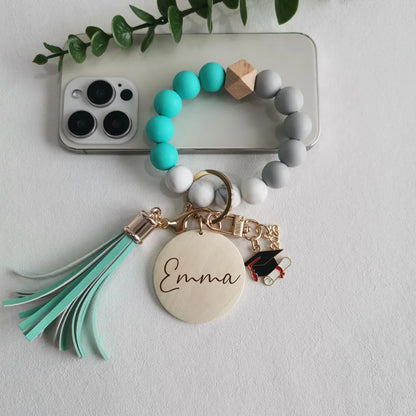 Personalized Name Graduation Keychain – 2025 Gift, 5 Colors