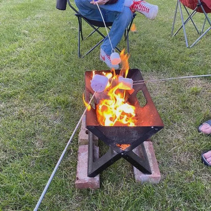 Personalized Marshmallow Roasting Stick – Engraved Telescopic Fork