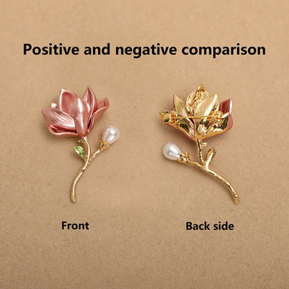Birth Month Flower Brooch – 12 Unique Designs Gift for Her