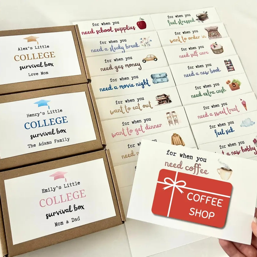 Personalized College Gift Box – Graduation Money Holder Kit