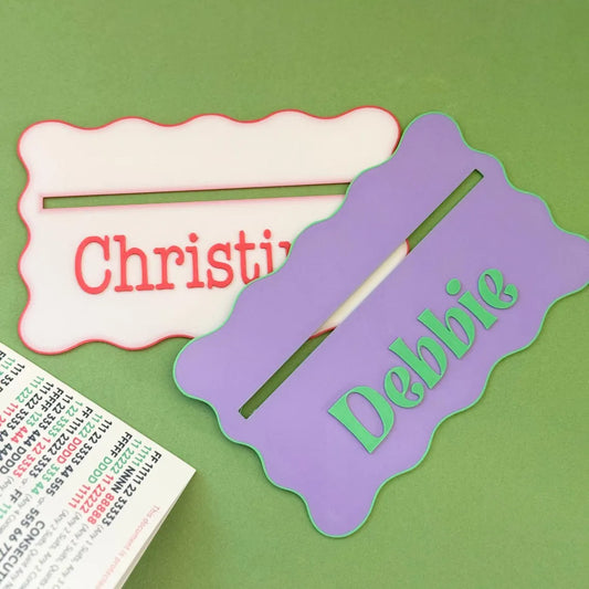 2-Pack Personalized Mahjong Line Readers – Custom Gift Set