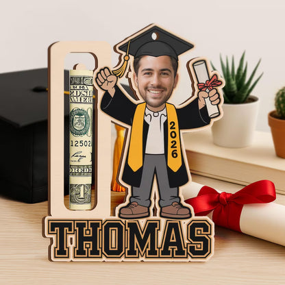 Custom Photo Graduation Money Holder – Class of 2026