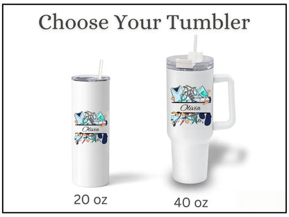 Custom Nurse Tumbler - Personalized 40oz with Handle