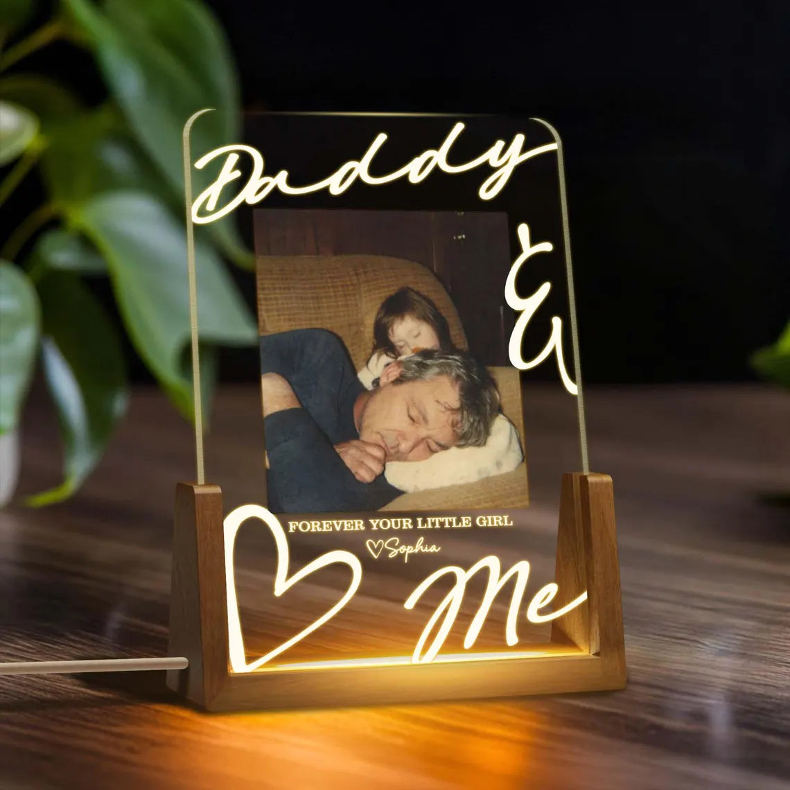 Personalized Daddy & Me Gift – Custom Message from Daughter or Son