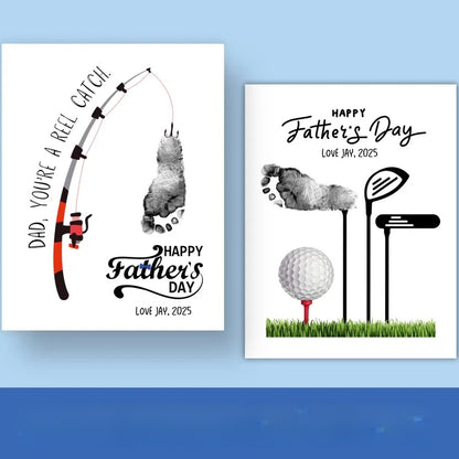 Nailed It! Father’s Day Handprint Art Gift Canvas Print (Unframed)