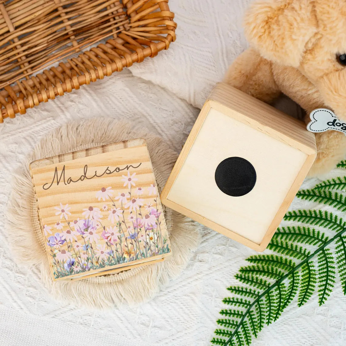 Personalized Wooden Money Box for Kids | Custom Name