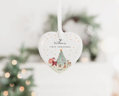 Personalized Baby’s First Christmas Ceramic Ornament Keepsake