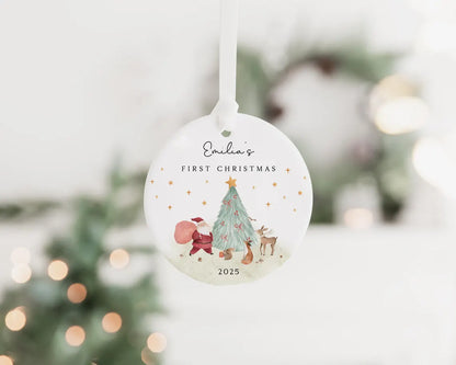 Personalized Baby’s First Christmas Ceramic Ornament Keepsake
