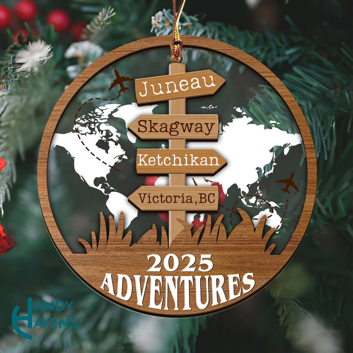 Personalisierter Reiseschmuck | Individuelles Geschenk für Ihr Reiseziel