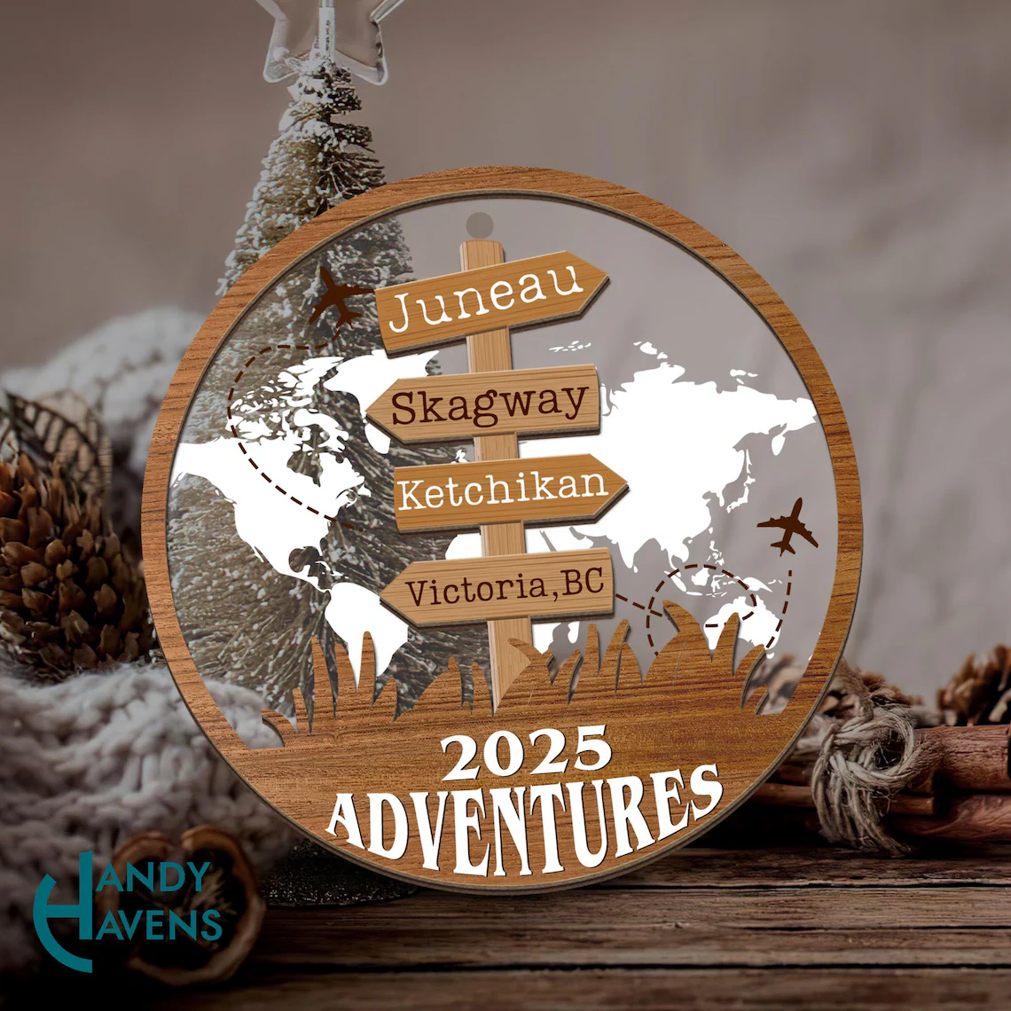 Personalisierter Reiseschmuck | Individuelles Geschenk für Ihr Reiseziel