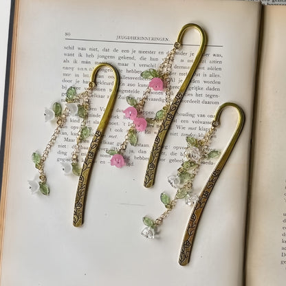 Custom Flower Bookmark – Multiple Colors | Fairycore Metal Charm