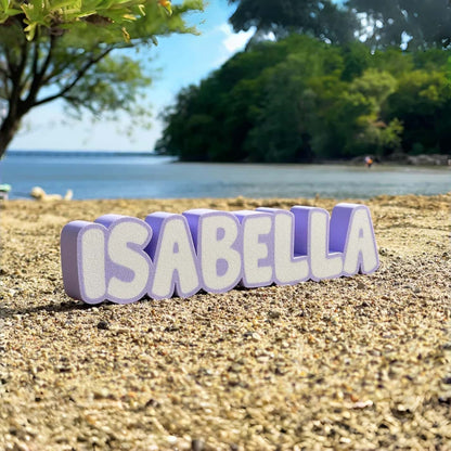 Personalized Name Sand Mold – Custom Beach Toy & Sandbox Stamp for Kids