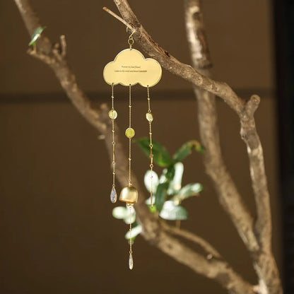 Personalized Memorial Wind Chime | Forget-Me-Not Keepsake Gift