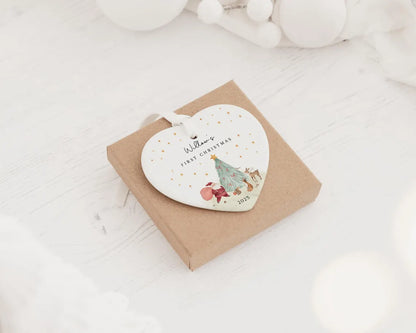 Personalized Baby’s First Christmas Ceramic Ornament Keepsake