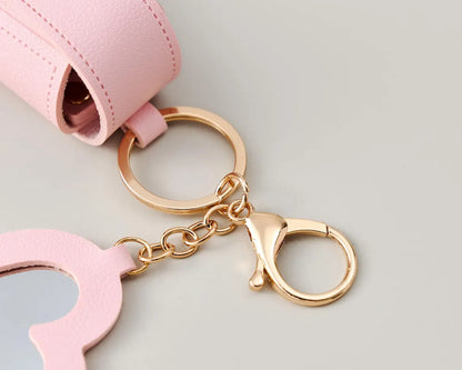 Personalized Birth Flower Lipstick Case with Mirror – Custom Gift