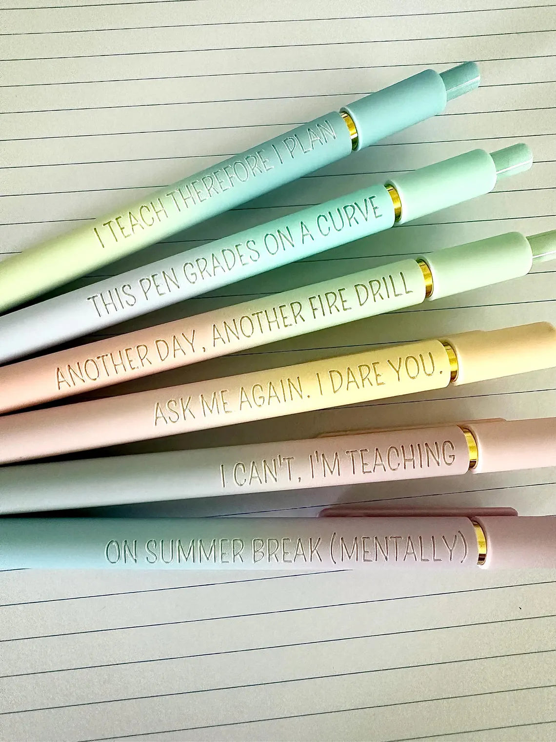 Personalized Teacher Pen Set – Funny Engraved Gift for Teachers