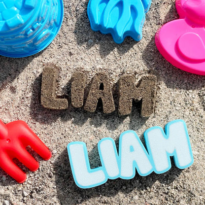 Personalized Name Sand Mold – Custom Beach Toy & Sandbox Stamp for Kids