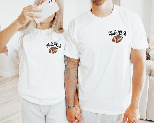 Football First Birthday Family Shirts – Custom Name Gameday Tee
