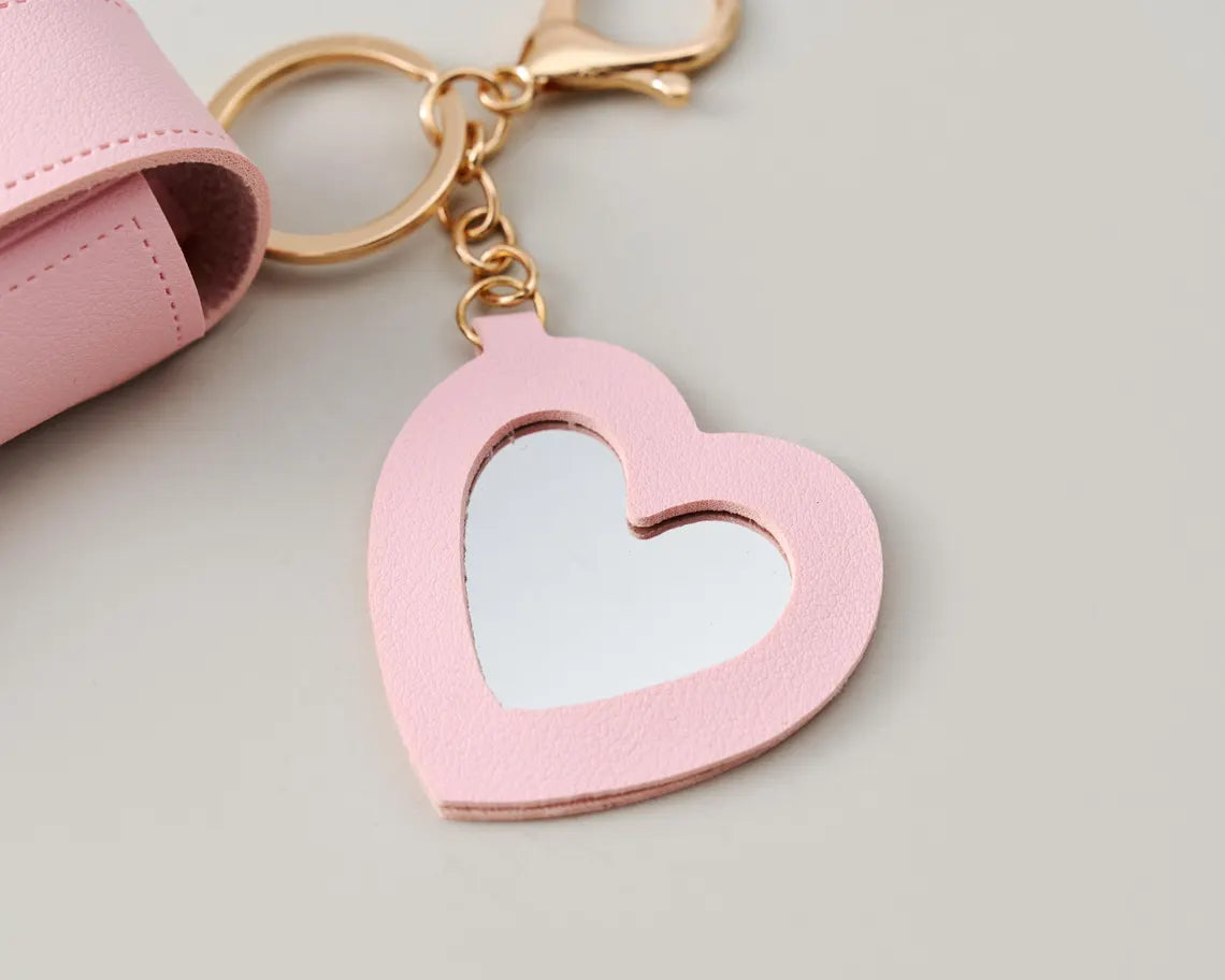 Personalized Birth Flower Lipstick Case with Mirror – Custom Gift