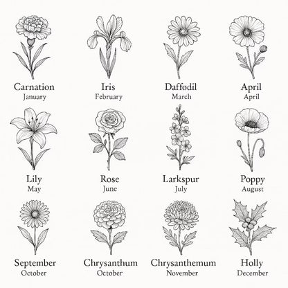 God Says I Am Birth Flower Jewelry Dish – Christian Toile de Jouy Gift
