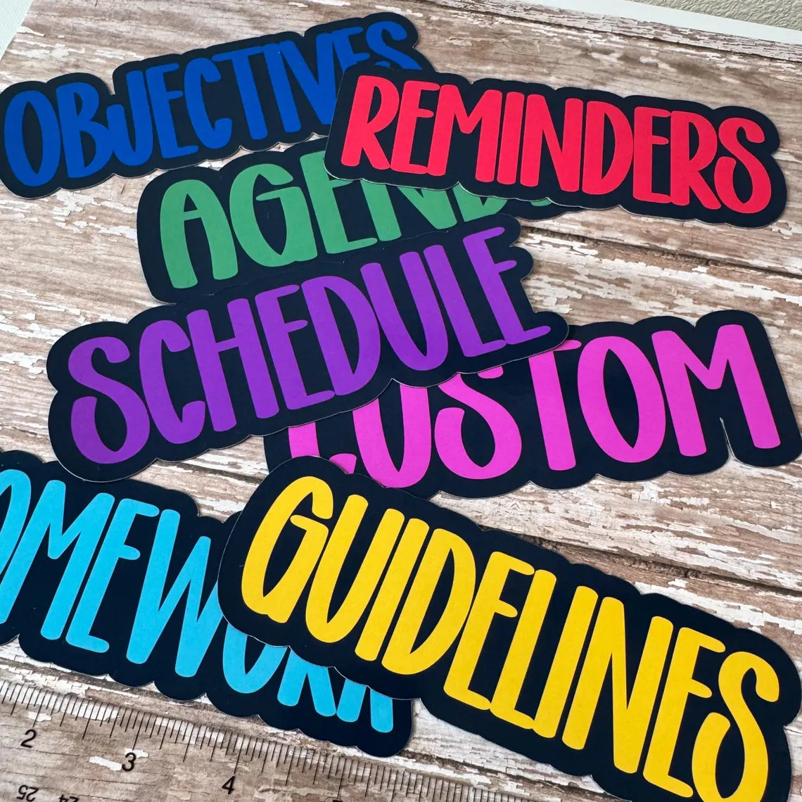 Personalized Teacher Whiteboard Magnets | Custom Classroom Labels