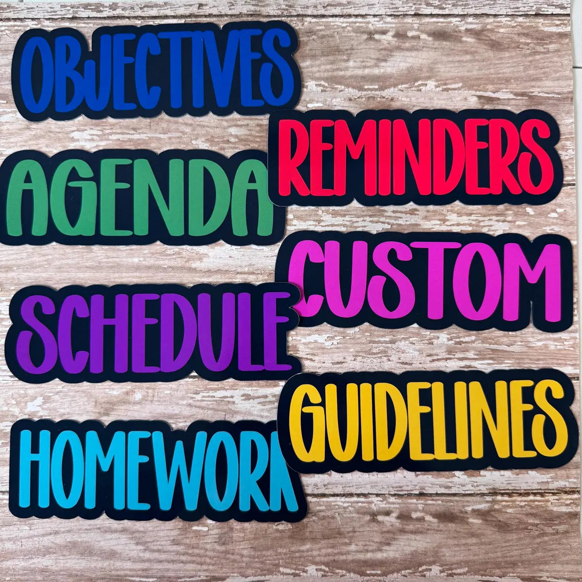 Personalized Teacher Whiteboard Magnets | Custom Classroom Labels
