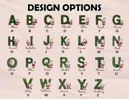 Personalized Christmas Tree Stickers – Custom Name Gift Labels