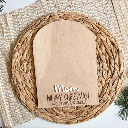 Personalized Handprint Sign | Christmas Gift for Grandparents & Loved Ones