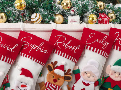 Personalized Family Christmas Stockings – Custom Holiday Decor