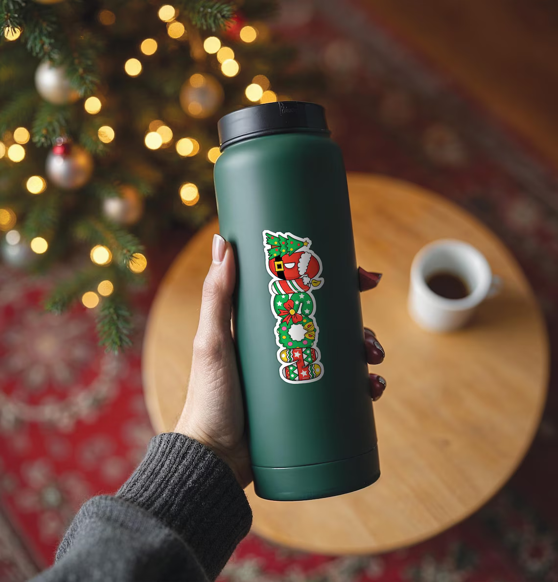 Personalized Christmas Gift Labels | Custom Name Stickers Set