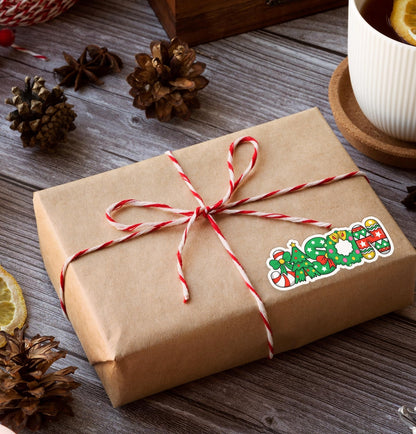 Personalized Christmas Gift Labels | Custom Name Stickers Set