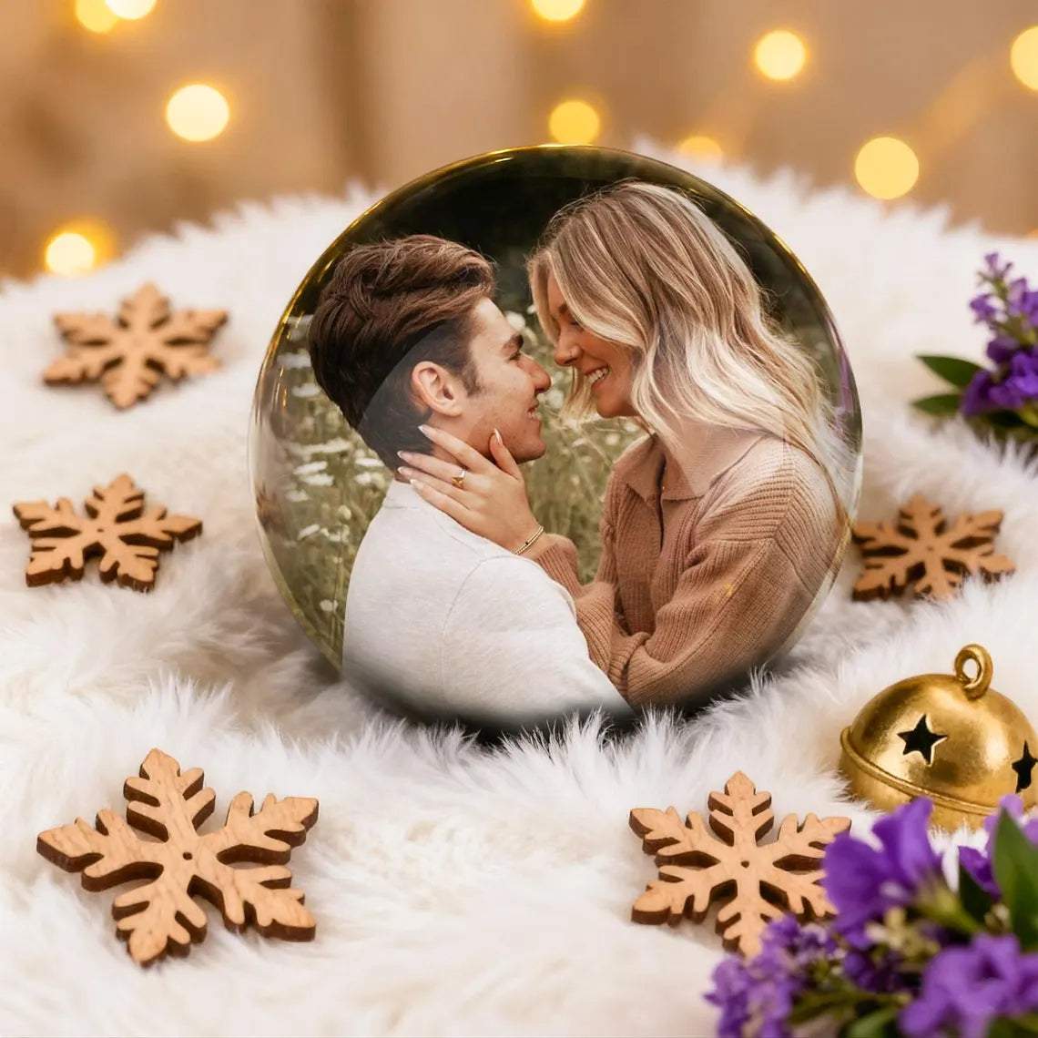 Personalized Glass Video Globe – Playable Memory Orb Gift