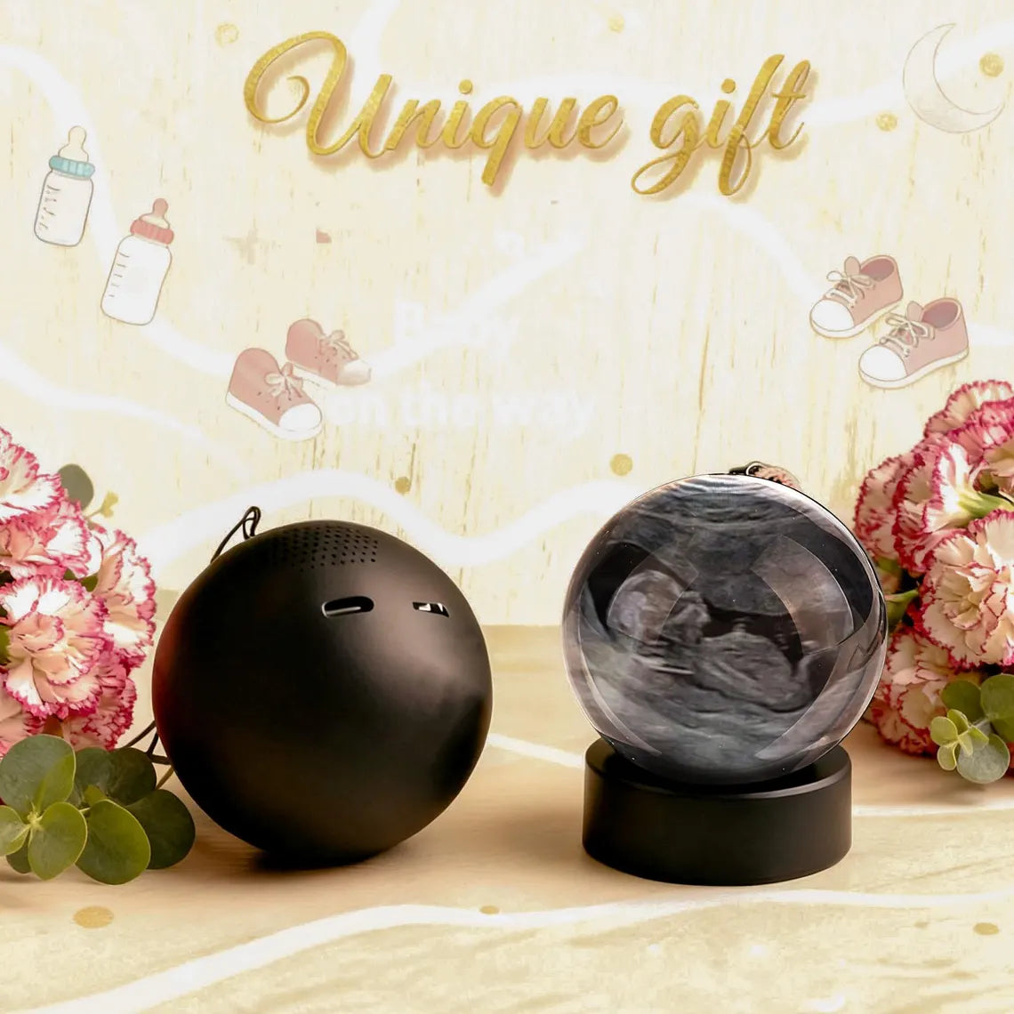 Personalized Glass Video Globe – Playable Memory Orb Gift