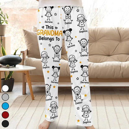 This Grandpa/Dad Belongs To – Personalized Kids & Pet Pajama Pants