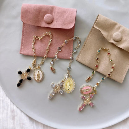 Custom Catholic-Inspired Car Charm – Virgin Mary or Jesus