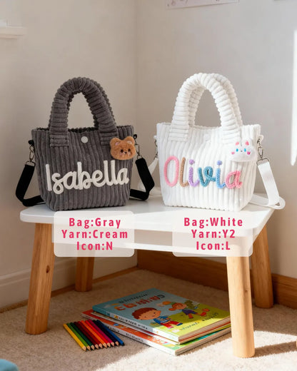 Personalized Toddler & Kids Crossbody Bag – Custom Name Purse