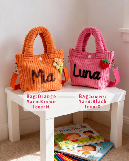 Personalized Toddler & Kids Crossbody Bag – Custom Name Purse