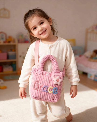 Personalized Toddler & Kids Crossbody Bag – Custom Name Purse