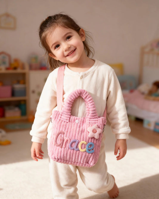 Personalized Toddler & Kids Crossbody Bag – Custom Name Purse