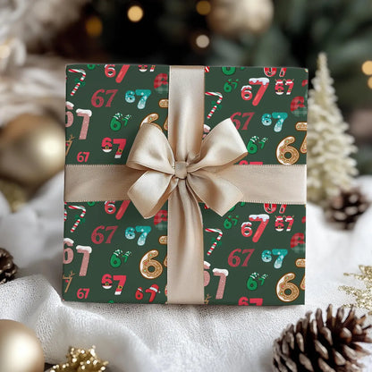 67 Meme-Weihnachtsgeschenkpapiere | Lustiges Geschenkpapier für Kinder | Meme-Geschenkpapier der Generation A