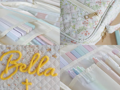 Personalized Quilted Bible Case – Large Size, Custom Embroidery Gift