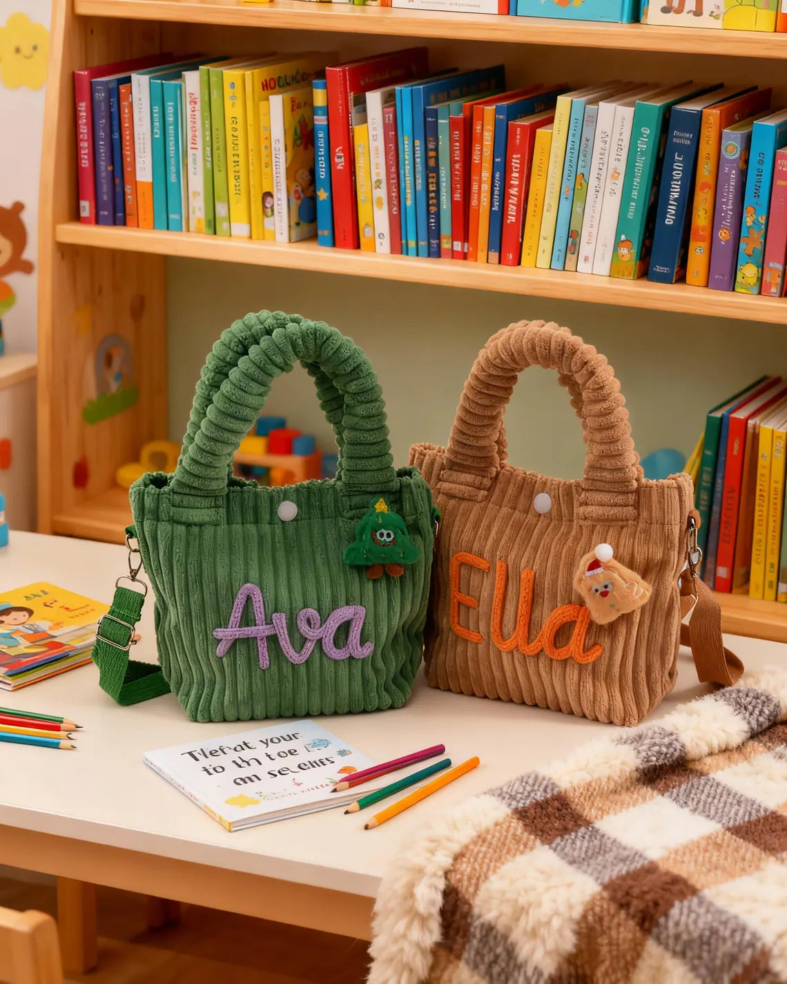 Personalized Toddler & Kids Crossbody Bag – Custom Name Purse