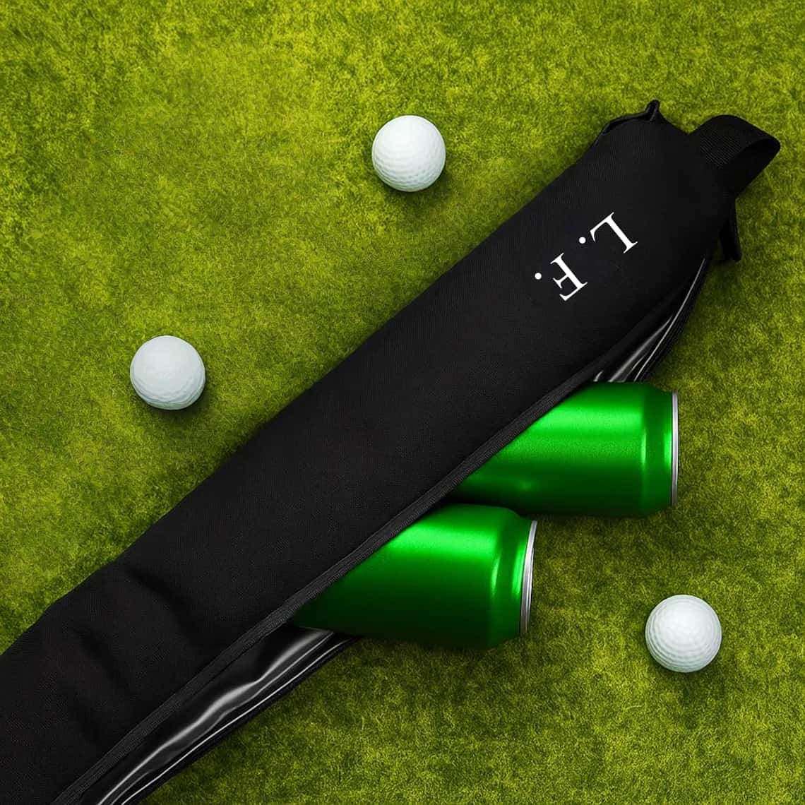 Personalized Embroidered Golf Bag Cooler – Custom Beer Sleeve for Golfers